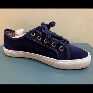 Jack Rogers Sneakers- Carter Suede Midnight Blue